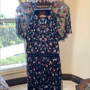 Backless Short Sleeve Dress